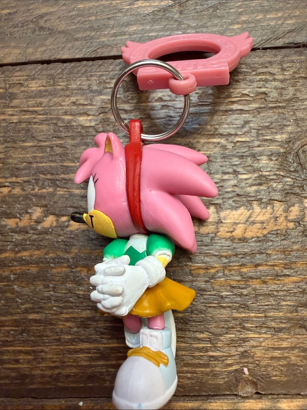 Sonic the Hedgehog Classic Amy Rose Backpack Hanger Keychain Just Toys - Picture 2 of 6